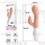 Estimulador de punto G con vibrador de clitoris y 30 vibraciones